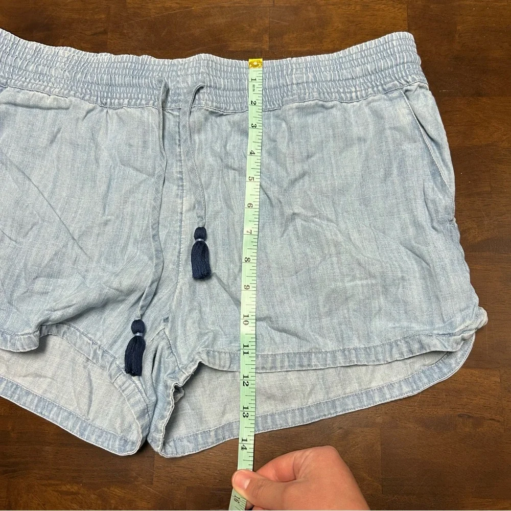 Vineyard Vines Chambray Short with Tassel Ties Size M - Picture 7 of 10